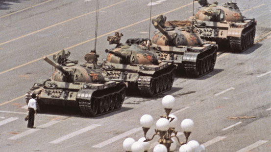 The Tiananmen Square Massacre: June the 4th 1989 when the Communist Party of China brutally crushed an anti-establishment mass movement