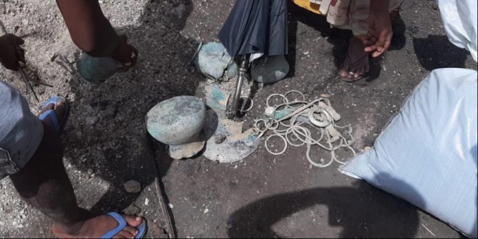 Farmer in Telangana finds pots full of jewellery while ploughing land