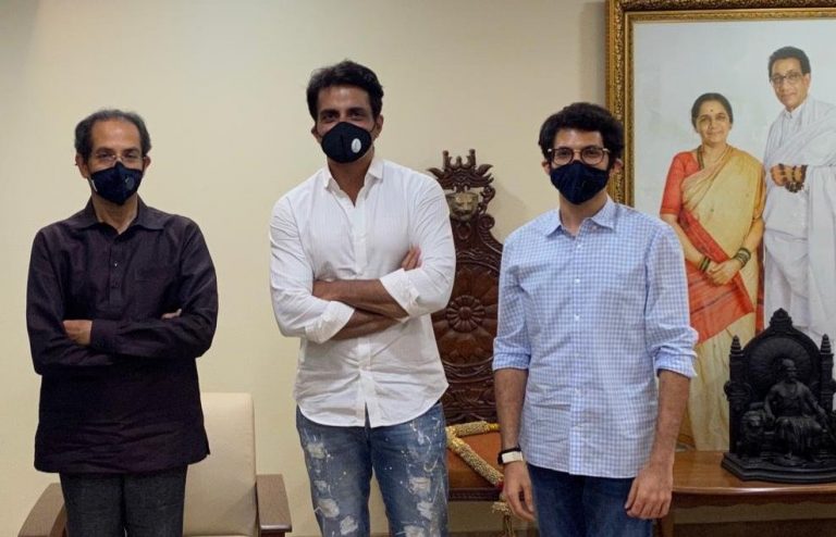 Shiv Sena bullies Sonu Sood into meeting Uddhav Thackeray after accusing him of stealing limelight from Maha Vikas Aghadi for arranging buses for migrants