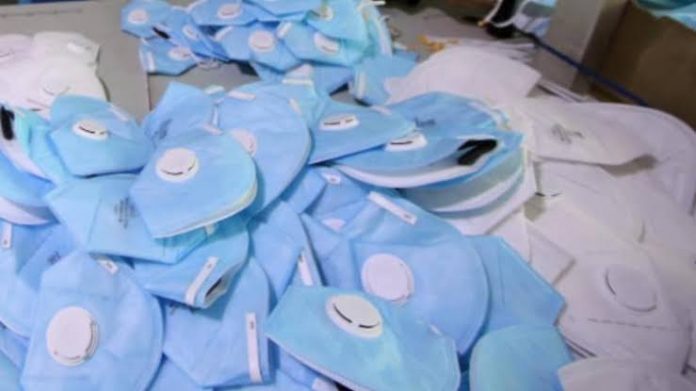 givt advisory says general public should not use N-95 masks with valved respirators