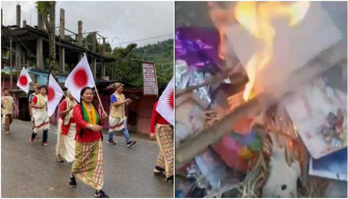 On July 4, a pastor of the Pentecostal church had allegedly burned down the altar of the Goddess Ain Donyi in Seppa, Arunachal Pradesh