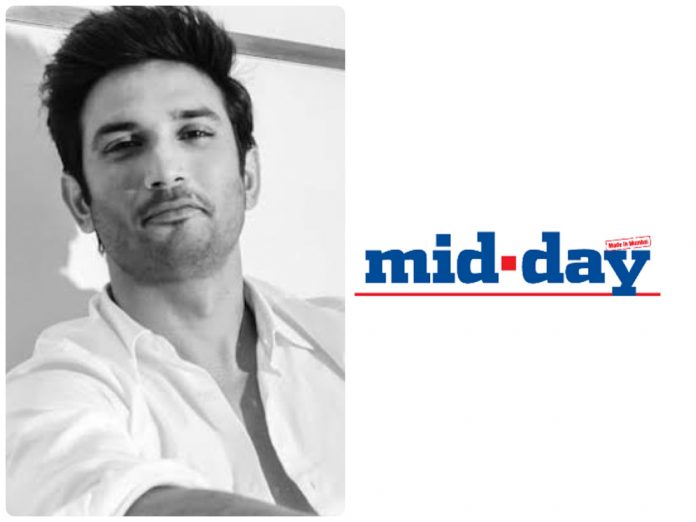 Mid-day edited its article when questioned over its claim that Sushant Singh Rajput suffered from bipolar disorder