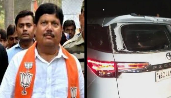 Car of BJP MLA Arjun Singh vandalised, accuses TMC for the attack