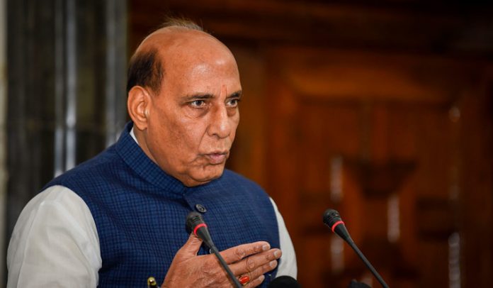 Rajnath Singh has ordered the speedy construction of roads in Ladakh