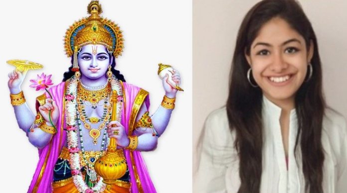 Shristi Jaiswal made a derogatory comment against Shri Krishna