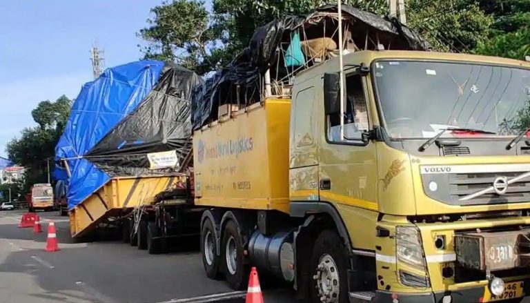 ISRO’s giant autoclave completes an almost year-long journey by road from Nasik to Thiruvananthapuram