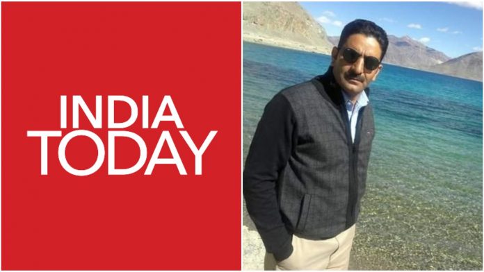India Today's Ashraf Wani peddled fake news claiming that Army bullets killed a civilian woman in Pampore