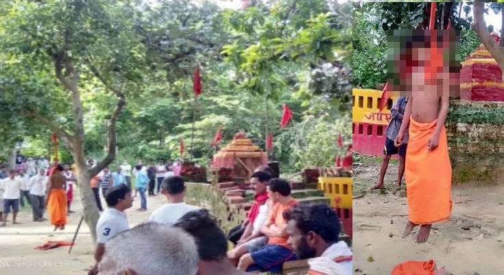 Body of Hindu saint found hanging from tree in temple premises in UP, locals allege he was murdered