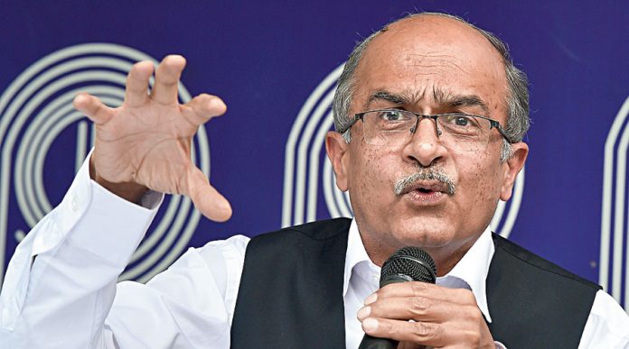 Lawyers appeal to SC to turn down conviction of Prashant Bhushan