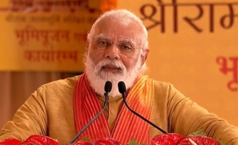 ‘Efforts were made to eradicate Lord Ram’s existence, but it is his immense power that he continued to live in our hearts’: PM Modi’s address after Bhoomi Pujan