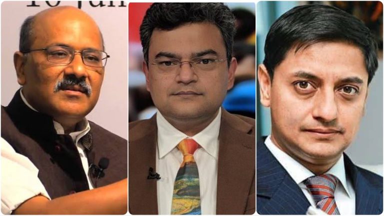 Shekhar Gupta falsely accuses authors Sanjeev Sanyal, Anand Ranganathan and Sanjay Dixit of bullying Bloomsbury into withdrawing book on Delhi riots