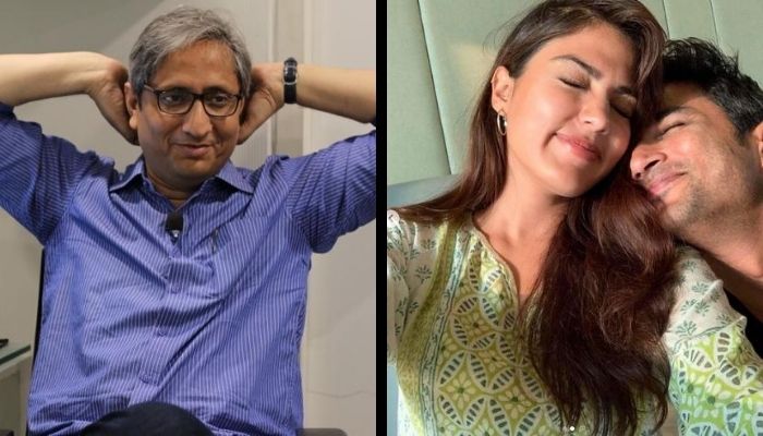While Ravish Kumar whines about Media’s ‘obsession’ with Sushant Singh Rajput, NDTV gets obsessed with Rhea Chakraborty