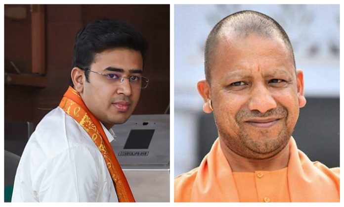Tejasvi Surya writes to Bengaluru CM, asks him to follow Yogi's example and seal properties of rioters