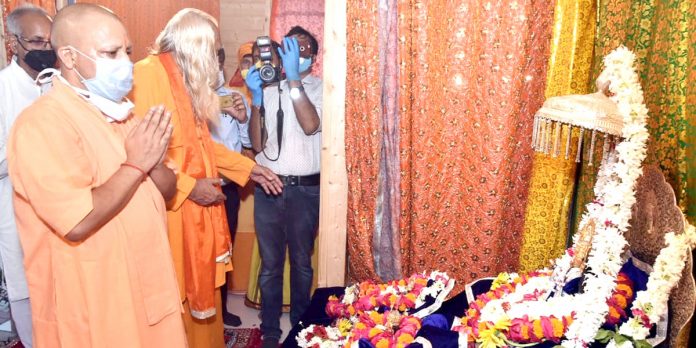 Yogi Adityanath paid tributes to Ram Bhakts and his spiritual gurus ahead of Ram Mandir Bhoomi Pujan