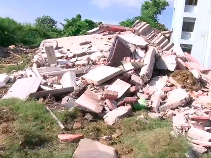 Illegal property of Mukhtar Ansari demolished