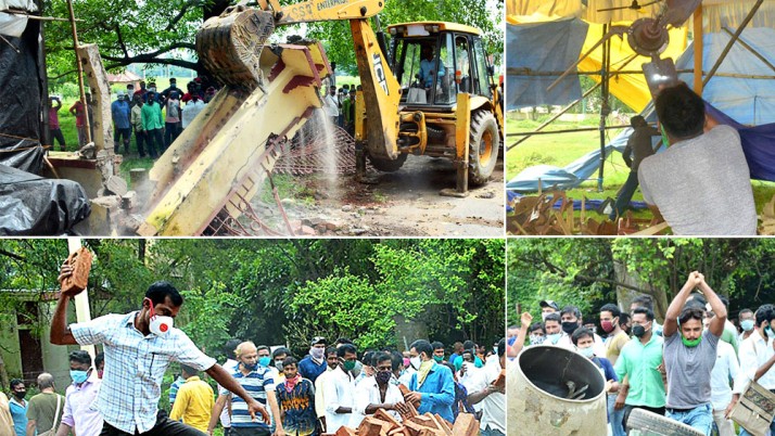 Visva Bharati University shuts down, seeks central forces for security after clashes over construction of  boundary wall on ‘Poush Mela ground’