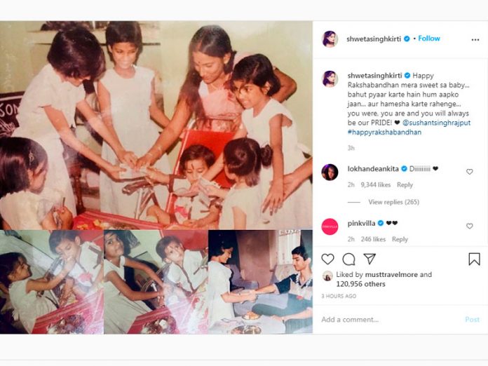 Instagram post of Sushant's sister