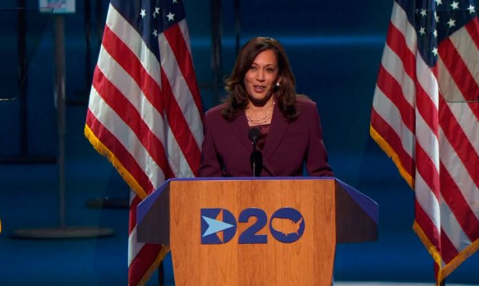 Kamala Harris at Democratic National Convention 2020