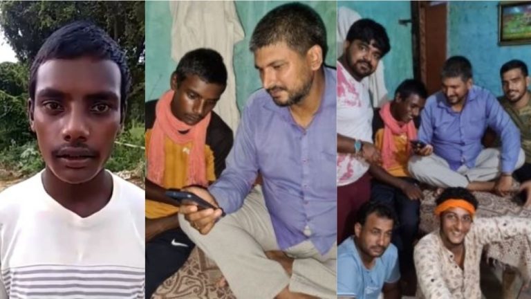 Mewat: Bajrang Dal activists rescue Raju, a minor boy from WB who was held hostage and tortured for the last five years by one Hassan Khan