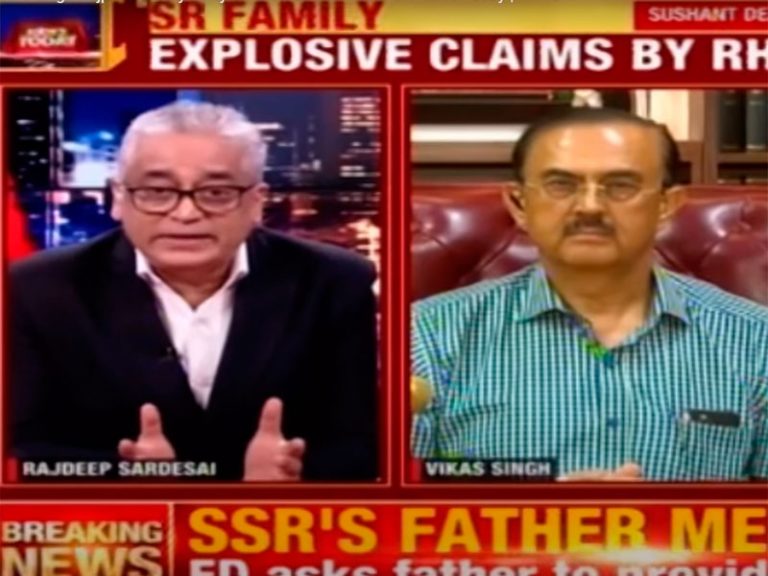 Rajdeep, who had wanted Sushant’s family to ‘mourn quietly’, accuses their lawyer of holding a media trial, gets a ‘befitting reply’