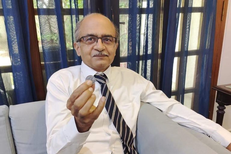 Prashant Bhushan issues a convoluted statement trying to pass off his cowardly act of paying the fine as respect for the judiciary