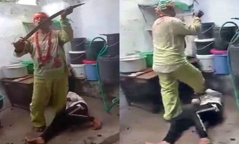 Rajasthan: Mehboob Qureshi caught beating and abusing a minor to exorcise spirits from her body, absconds after police begins investigation