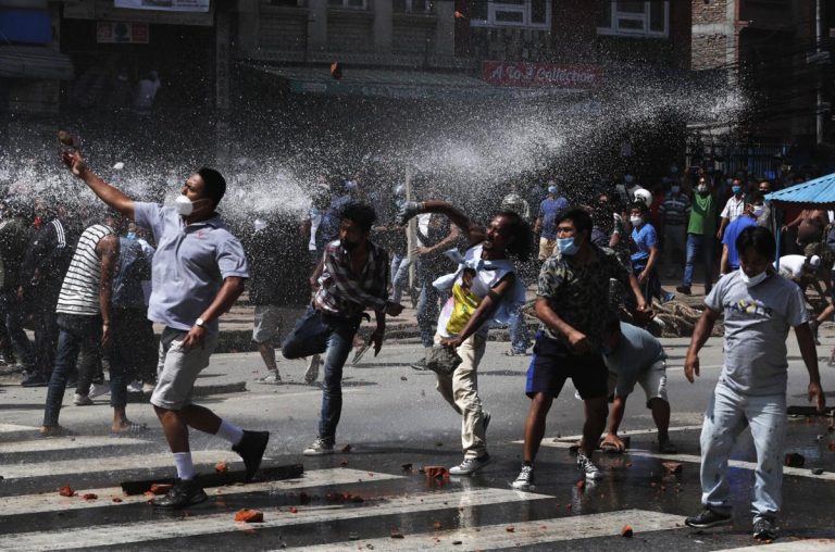 Nepal: Devotees celebrating Rato Machhindranath yatra clash with police, say Communist govt wants to stop the over 1000-year-old tradition