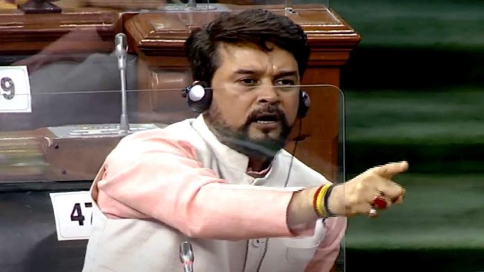 Anurag Thakur apologises for his comments on Nehru-Gandhi family