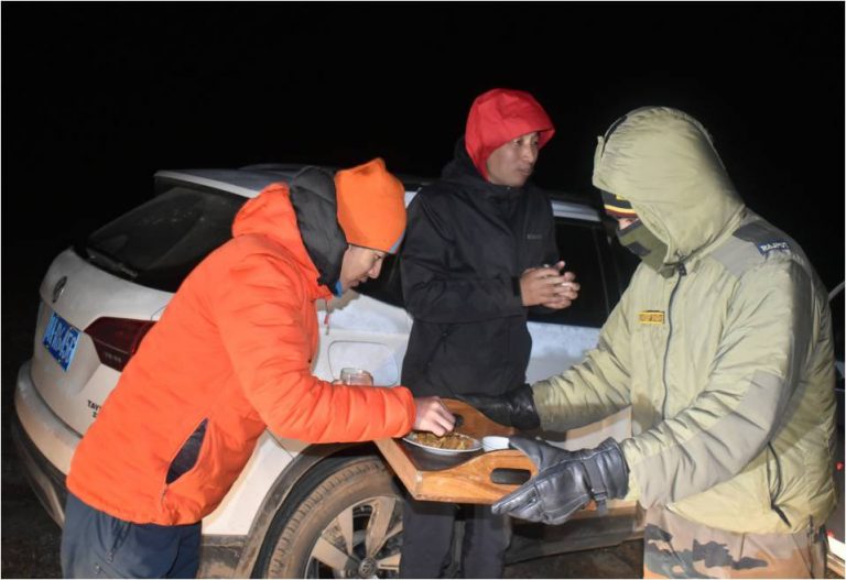 Indian Army rescues 3 stranded Chinese nationals who lost their way in Plateau area of North Sikkim, provide food and oxygen