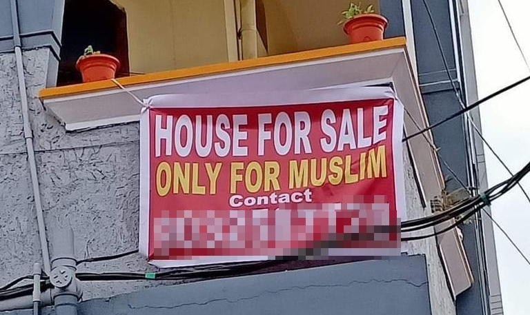 Properties made available for sale or rent only to Muslims appear on several real estate portals