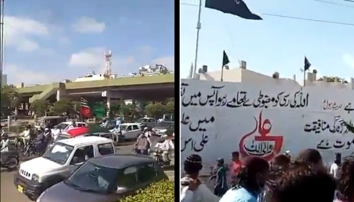 ‘Kafir Kafir Shia Kafir’: Sunni extremists of Sipah Sahaba lead anti-Shia ‘protests’ in Karachi, pelt stones