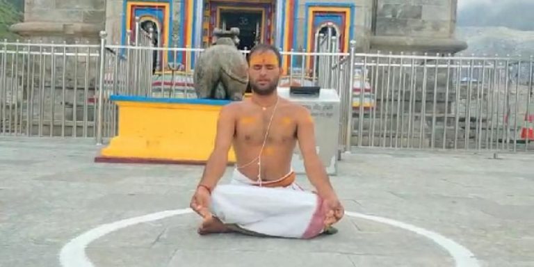 Kedarnath priest shifted to AIIMS, Rishikesh after his health worsens while protesting against formation of Char Dham Devasthanam Management Board