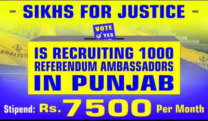 Pro-Khalistani group Sikhs for Justice launches recruitment drive in India for ‘Referendum 2020’