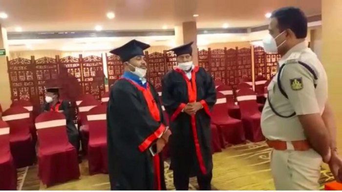 Mysuru Police bust fake honorary doctorate degree distribution ceremony in a hotel, two arrested