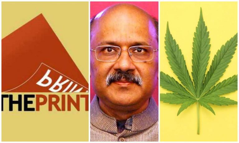 By comparing Sushma Swaraj and Subramaniam Swamy’s cases, Shekhar Gupta’s website proves how everyone at ThePrint smokes weed of the highest quality