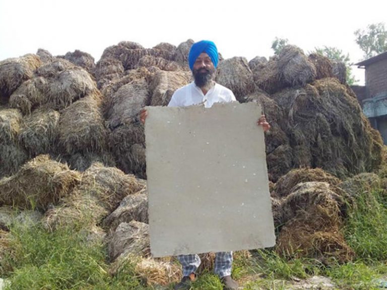 Solution to stubble burning: Jalandhar farmer has been making and selling cardboards since 2010