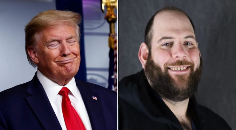 Pronoun man asks parents to choose between Donald Trump and his grandkids and son