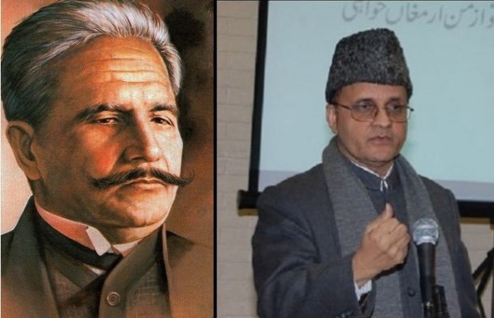 muhammad iqbal (left), syed zafar mahmood (right)