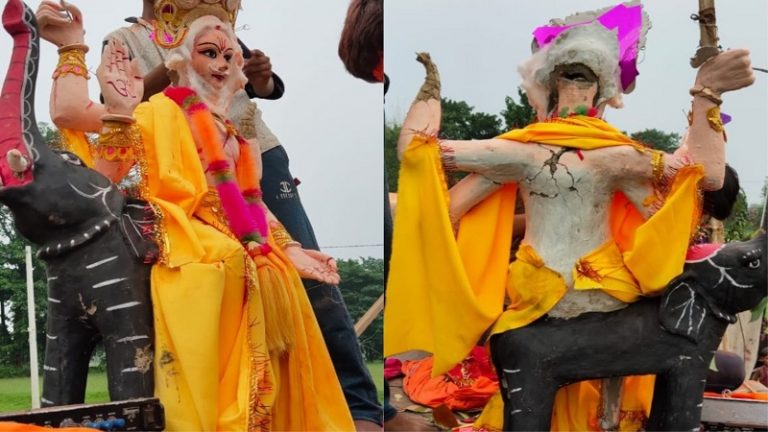 Bihar: Hindu group attacked by Mohammed Nirala, Sarfaraz and others as Vishwakarma idol procession passes through Muslim colony