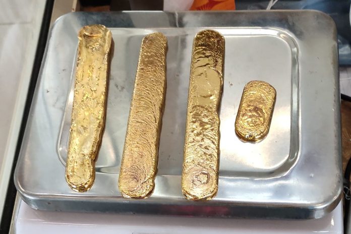 Read how gold is extracted from the rectum of passengers caught carrying gold inside their rectum