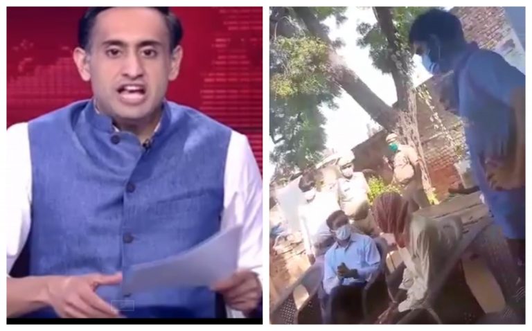 Rahul Kanwal spreads fake news, shares a video where police express solidarity with Hathras victim’s family as ‘intimidation’