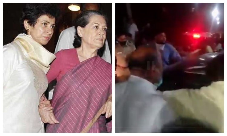 Locals stop Congress leader Kumari Selja from visiting Nikita Tomar’s house, killed by one Tauseef, raise anti-Congress slogans