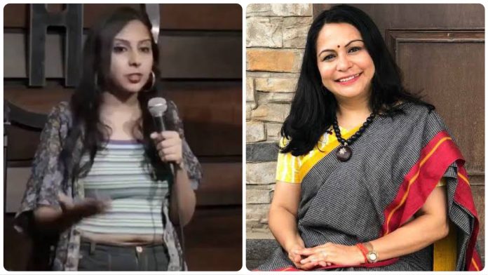 Agrima Joshua makes a sexually suggestive comment on Shefali Vaidya, later deletes her tweet