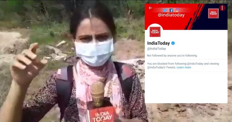 India Today blocks Twitter users questioning them over Hathras Tape where their journalist was caught tutoring victim’s family