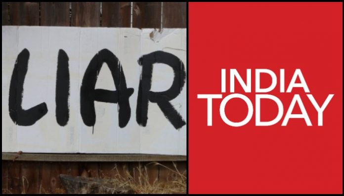 India Today lies and twists statement by a 'dara hua witness' to attack Republic TV with claims the witness never made