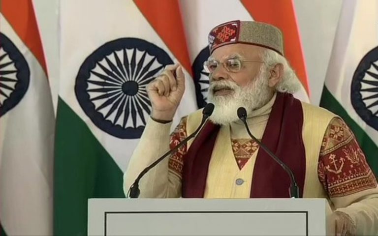 The country witnessed a time when national security was compromised: PM Modi at the inauguration of Atal Tunnel in Himachal Pradesh