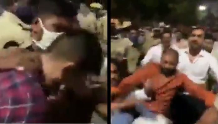 Watch: Telangana Congress workers, led by Feroz Khan assault ANI journalist