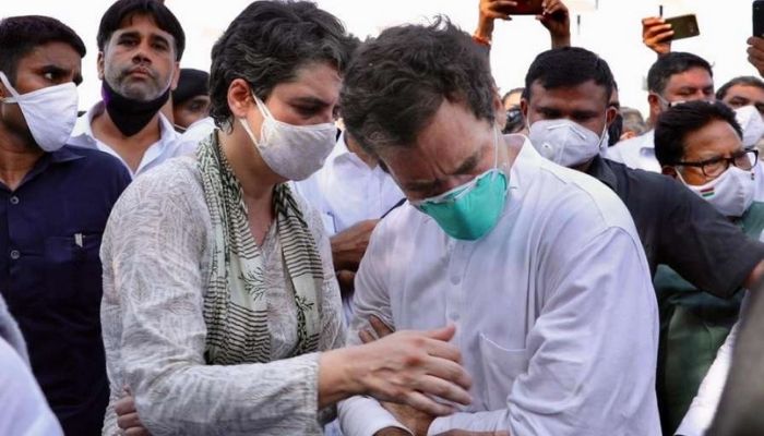 Woman constables injured as Congress workers got into a scuffle, FIR against Rahul, Priyanka and 200 others for their Hathras stunt