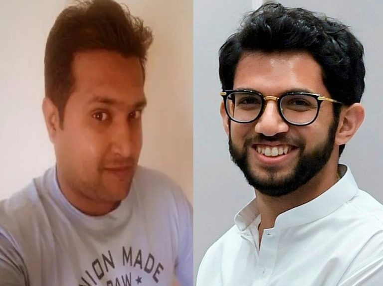 Watch: Video emerges showing Sameet Thakkar being led by men with a rope, his face covered in black cloth while bringing to court