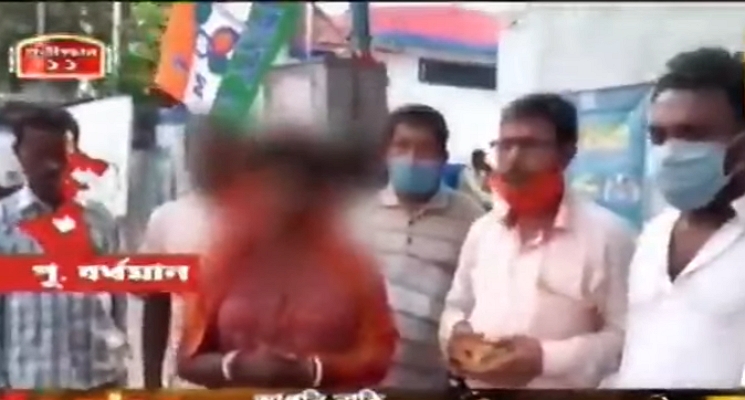 West Bengal: TMC leader accused of trying to rape BJP booth President’s wife, fight breaks out between workers of both the parties